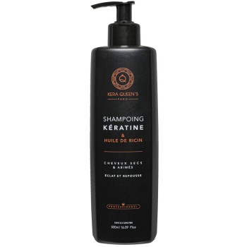 Shampoing éclat & repousse - Kératine & ricin - Cheveux secs & abîmés - 500 ml - 03 - 26809192