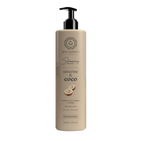 Shampoing ultra-nourrissant - Kératine & coco - Cheveux secs, ternes & frisés - 500 ml - 03 - 26771281