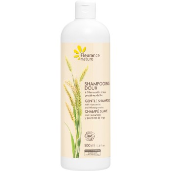 Shampoing doux bio - Hamamélis & protéines de blé - Tous types de cheveux - 500 ml - 03 - 26977757