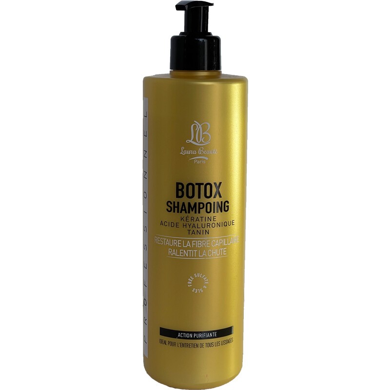 Shampoing botox - Kératine, tanin & acide hyaluronique - 500 ml - 03 - 26977892