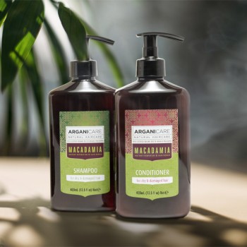 Après-shampoing réparateur - Argan & macadamia – Cheveux secs & abîmés - 400 ml - 03 - 26770005