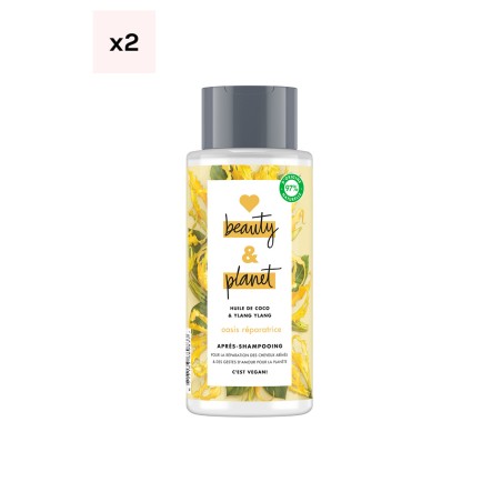 Après-shampoings réparateurs - Huile de coco & Ylang-ylang - Cheveux abîmés - 2 x 400 ml - 03 - 26788690