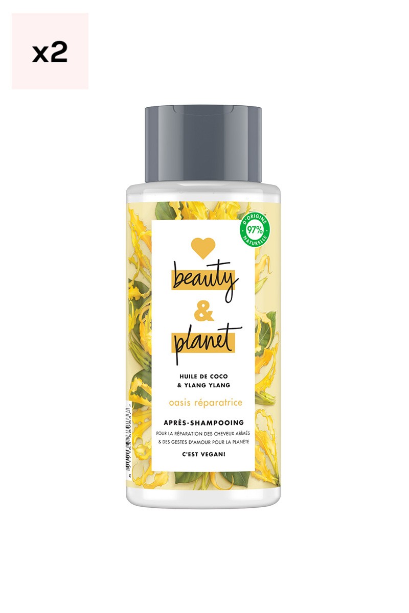 Après-shampoings réparateurs - Huile de coco & Ylang-ylang - Cheveux abîmés - 2 x 400 ml - 03 - 26788690