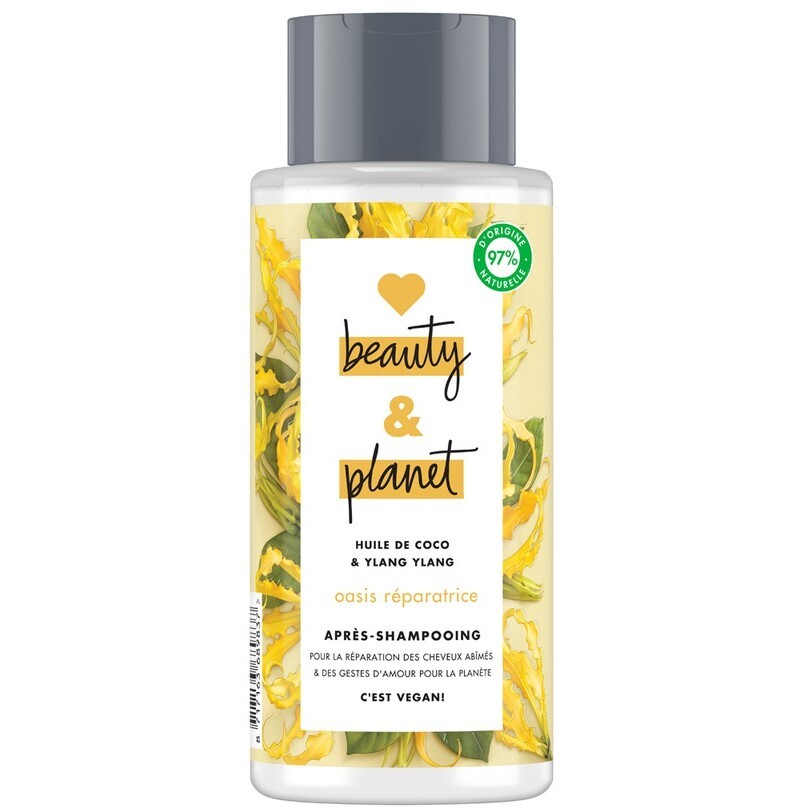 Après-shampoing réparateur - Huile de coco & Ylang-ylang - Cheveux abîmés - 400 ml - 03 - 26769888